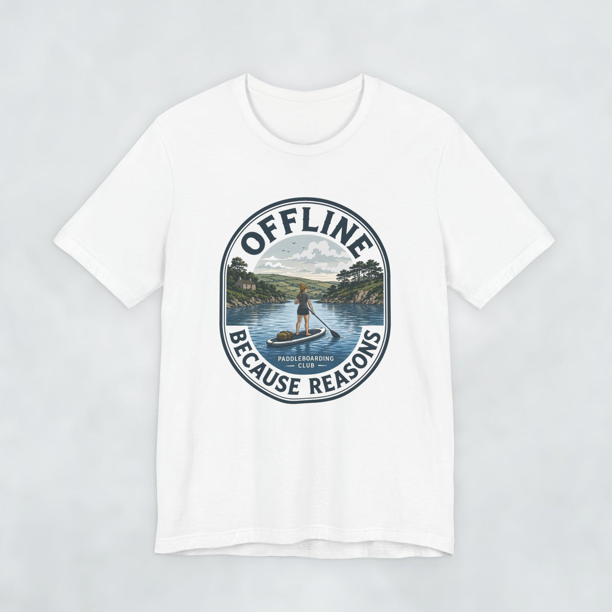 Offline Because Reasons Female Paddleboarder