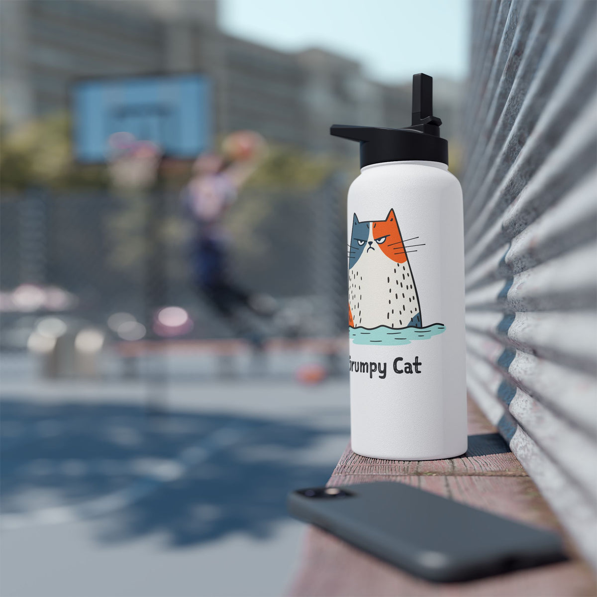 Grumpy Cat Wild Swim Insulated Bottle