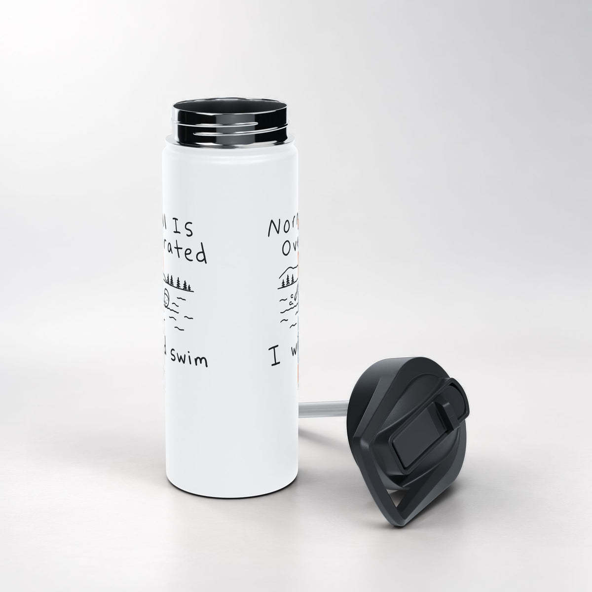 Normal Is Overrated I Wild Swim Insulated Bottle