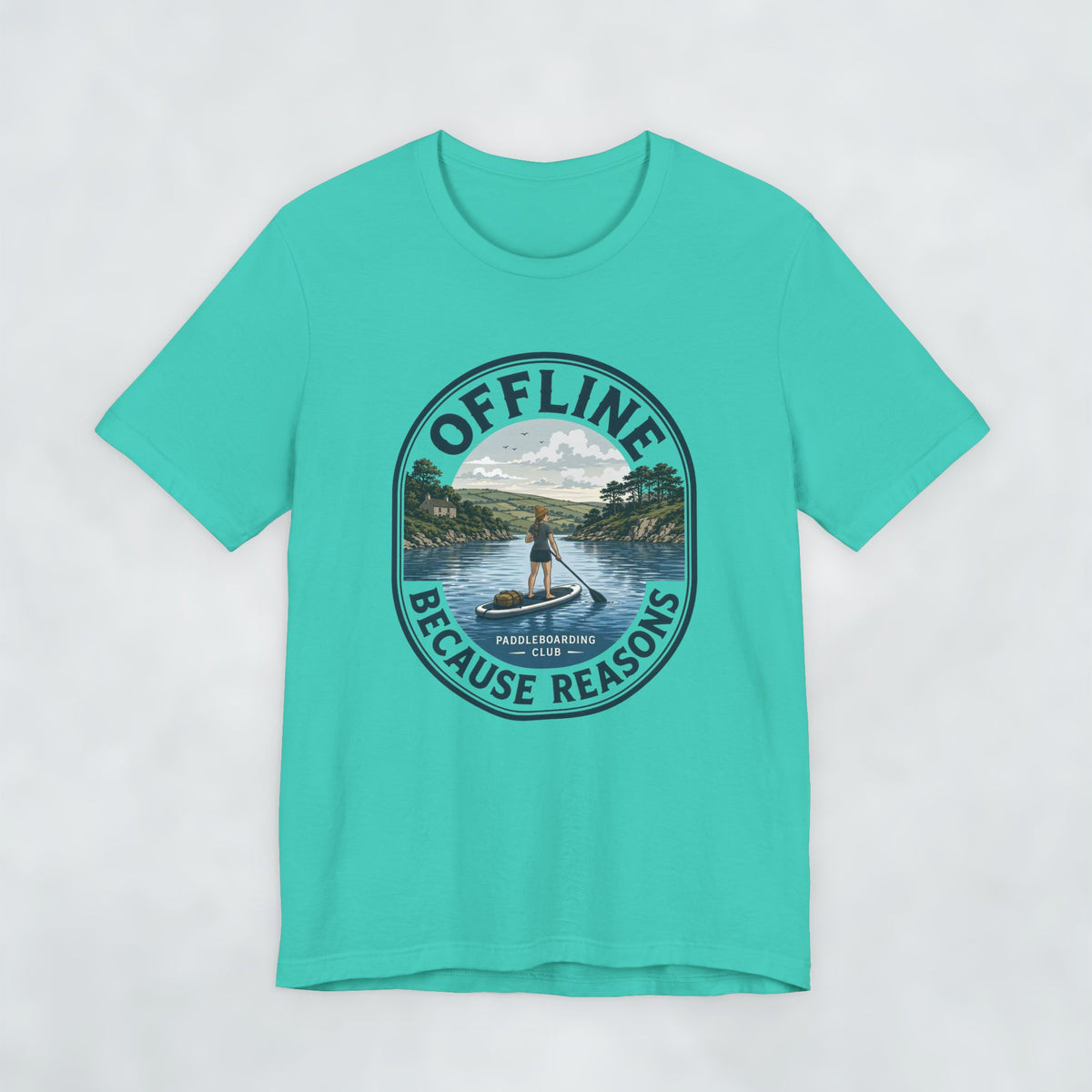 Offline Because Reasons Female Paddleboarder