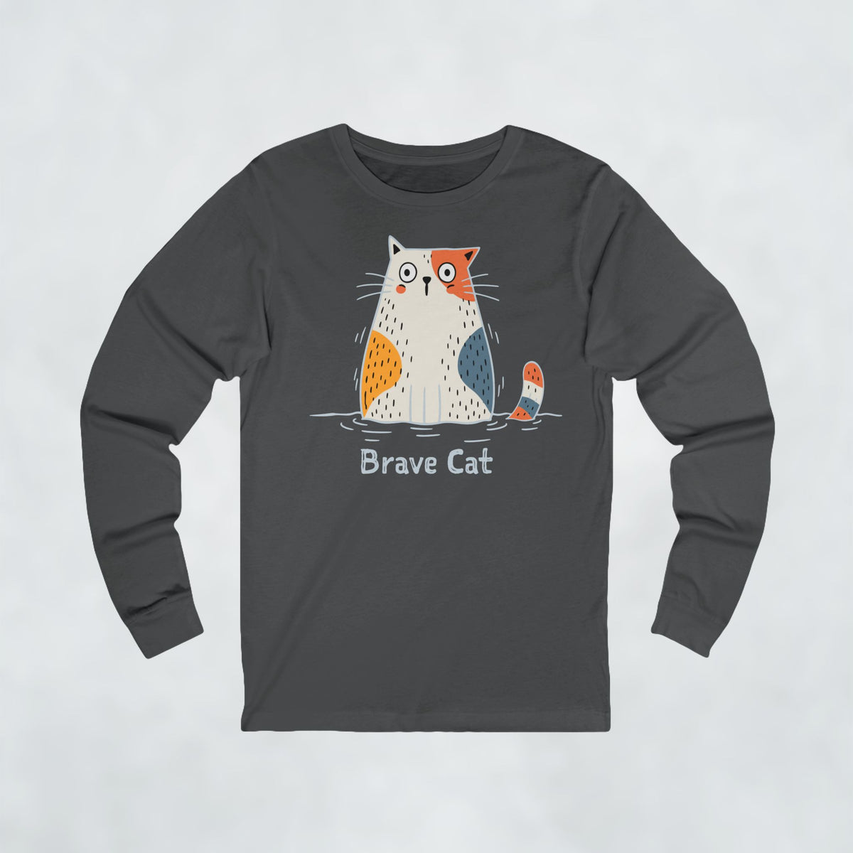 Brave Cat Wild Swim Long Sleeve Tee