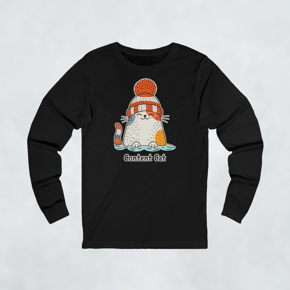 Content Cat Wild Swim Long Sleeve Tee