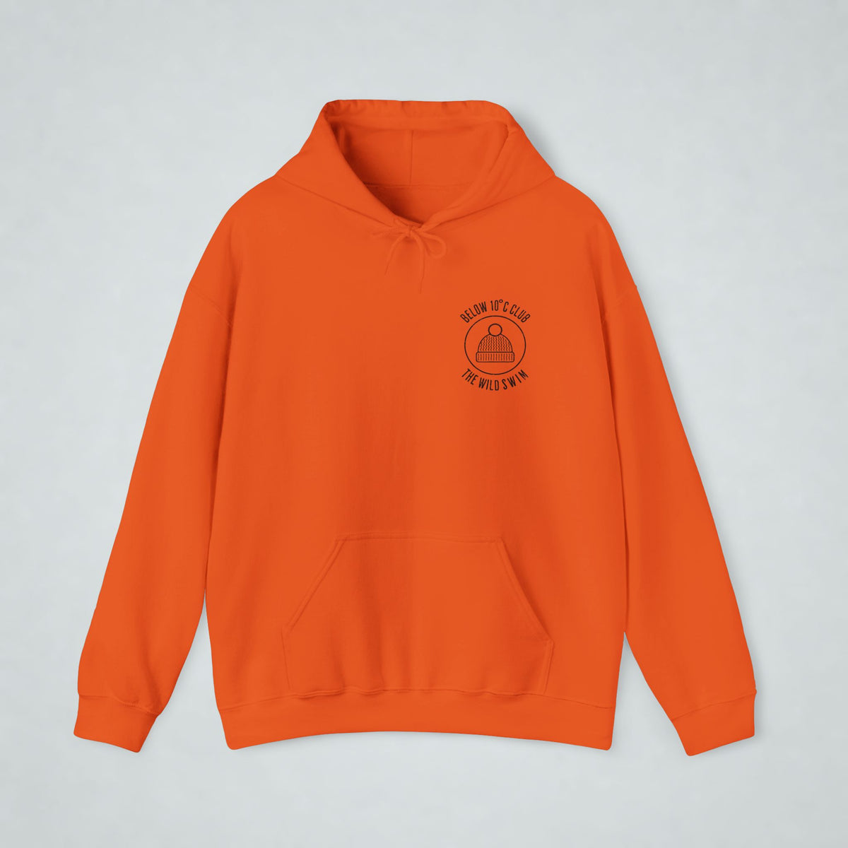 below 10 C club front and back print Hoodie