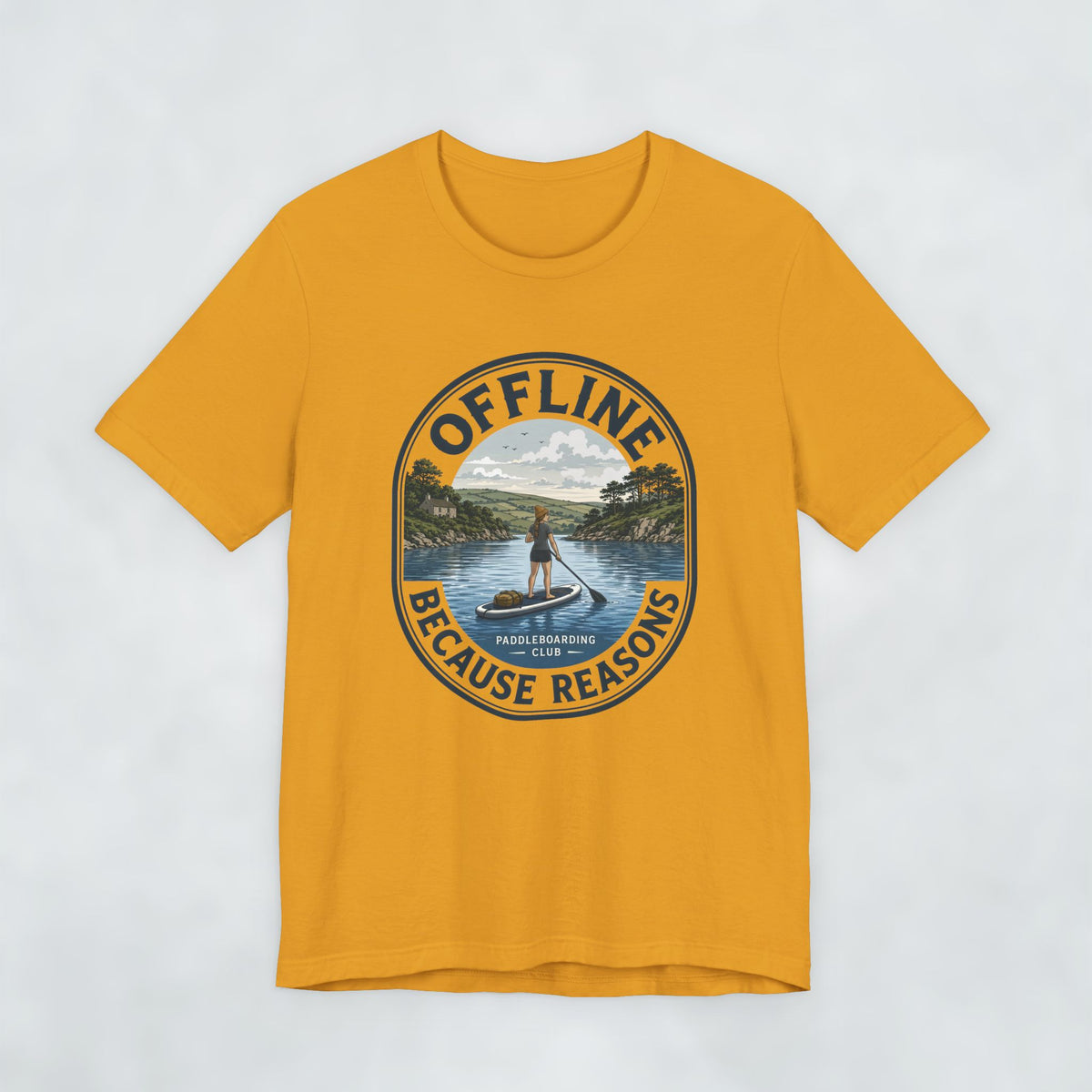Offline Because Reasons Female Paddleboarder