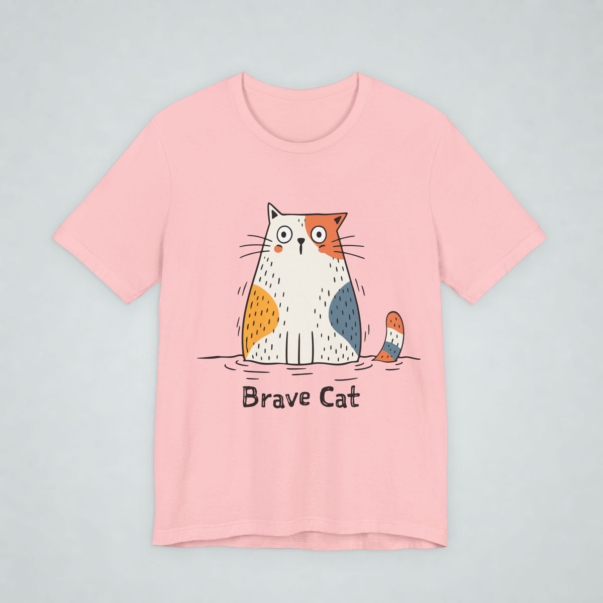 Brave Cat Wild Swim T Shirt