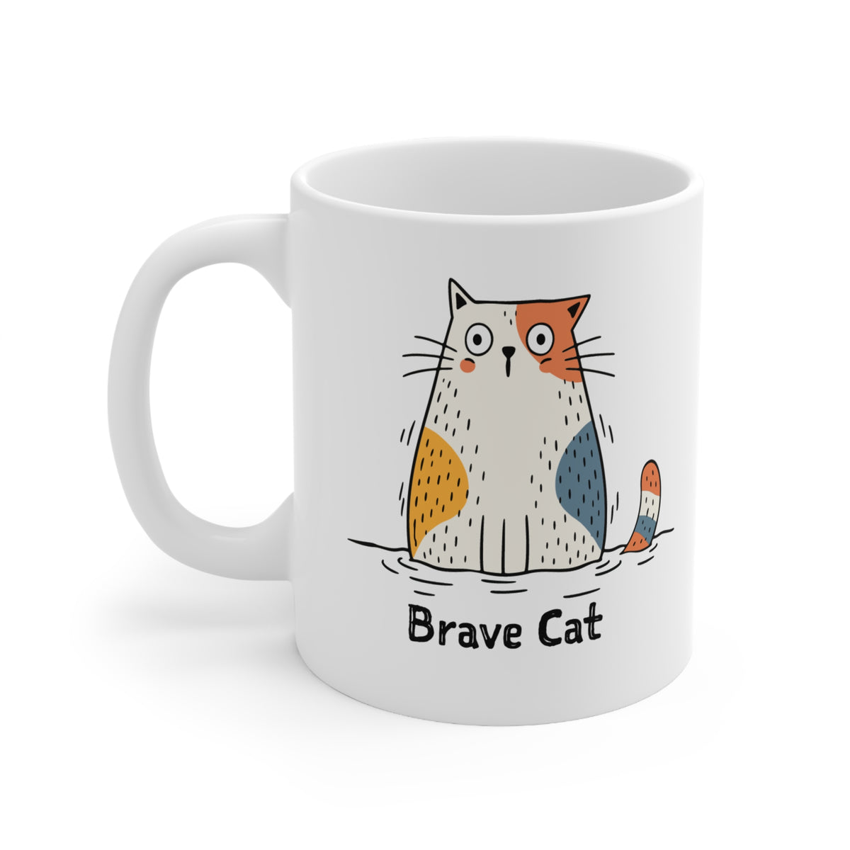 Brave Cat Wild Swim Mug