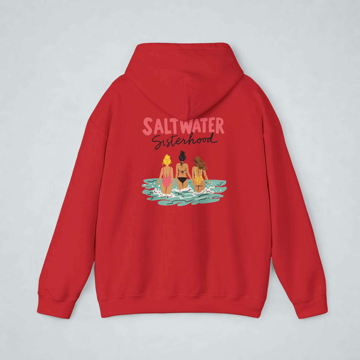 Saltwater Sisterhood Front and Back Print Hoodie