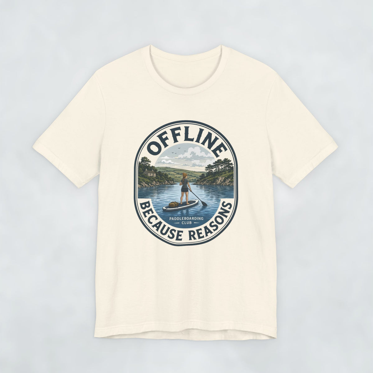 Offline Because Reasons Female Paddleboarder