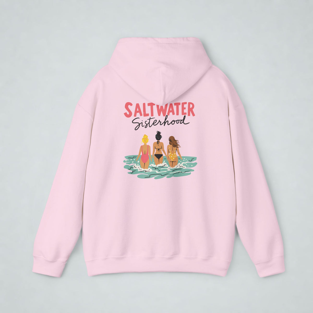 Saltwater Sisterhood Front and Back Print Hoodie
