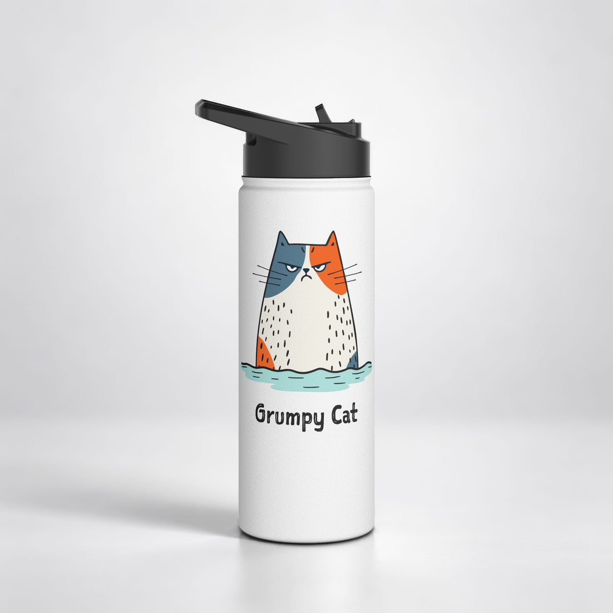 Grumpy Cat Wild Swim Insulated Bottle