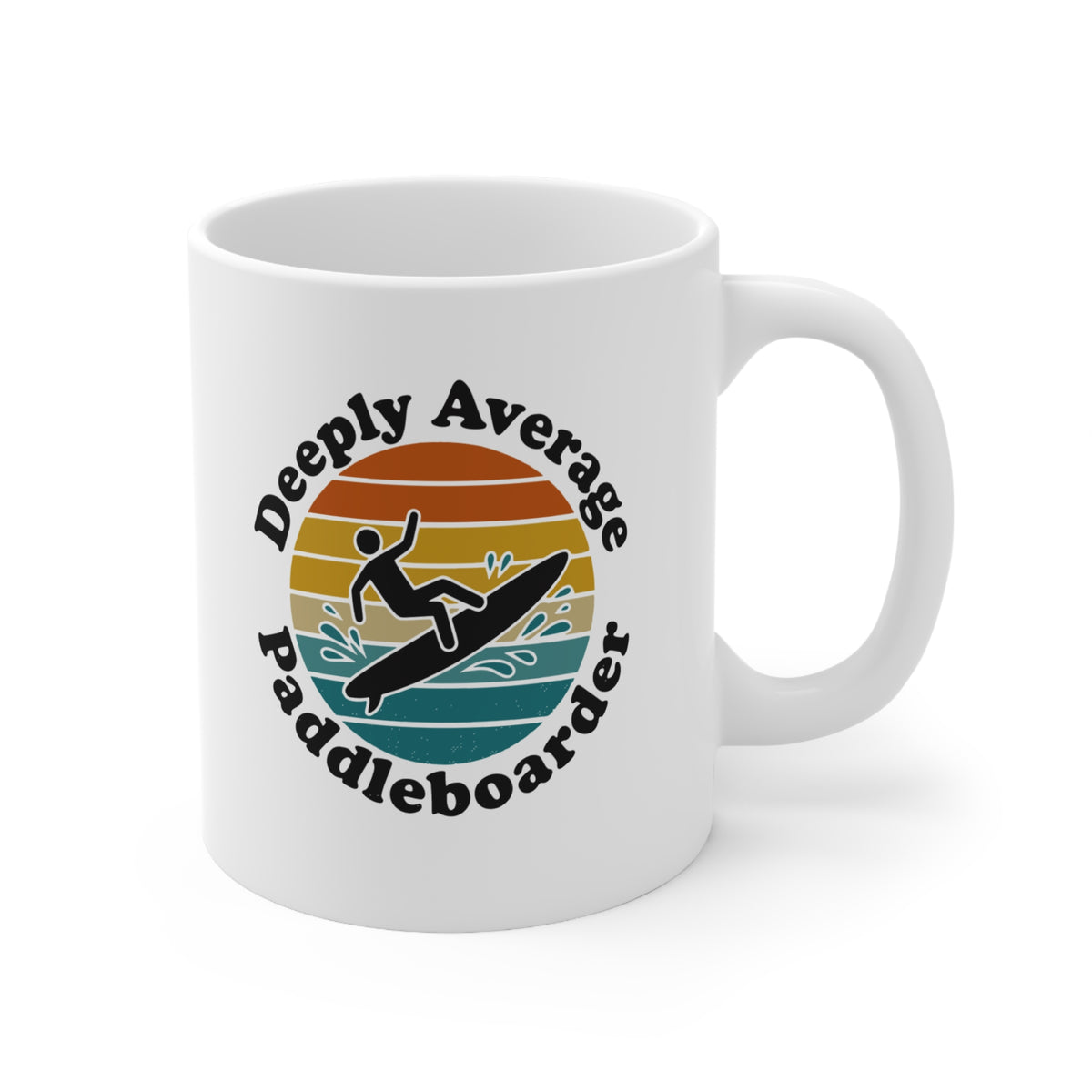 Deeply Average Paddleboarder mug