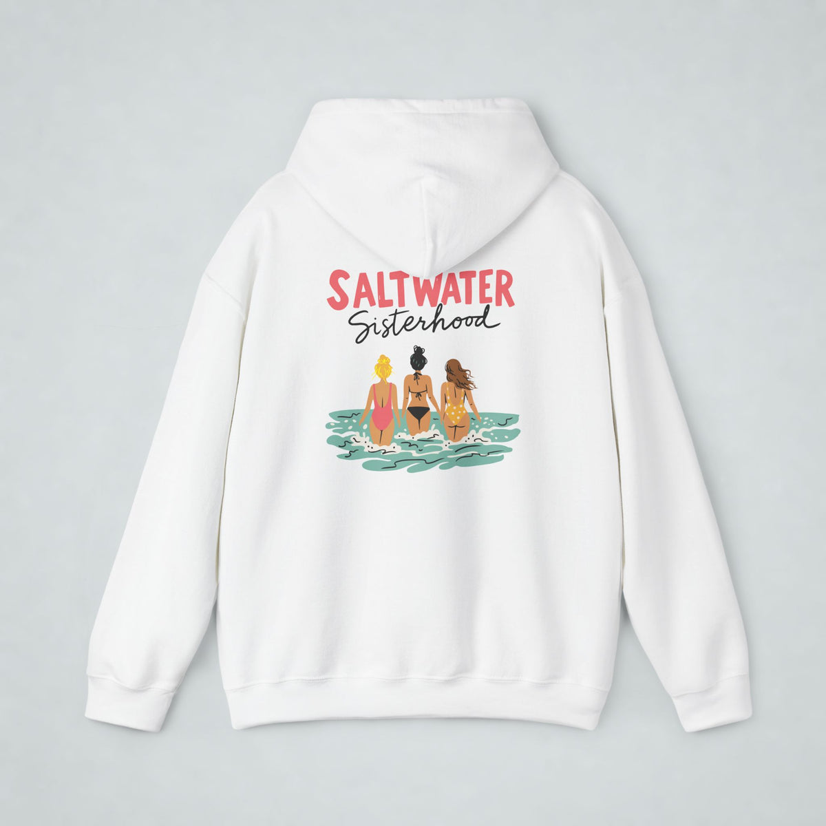 Saltwater Sisterhood Front and Back Print Hoodie