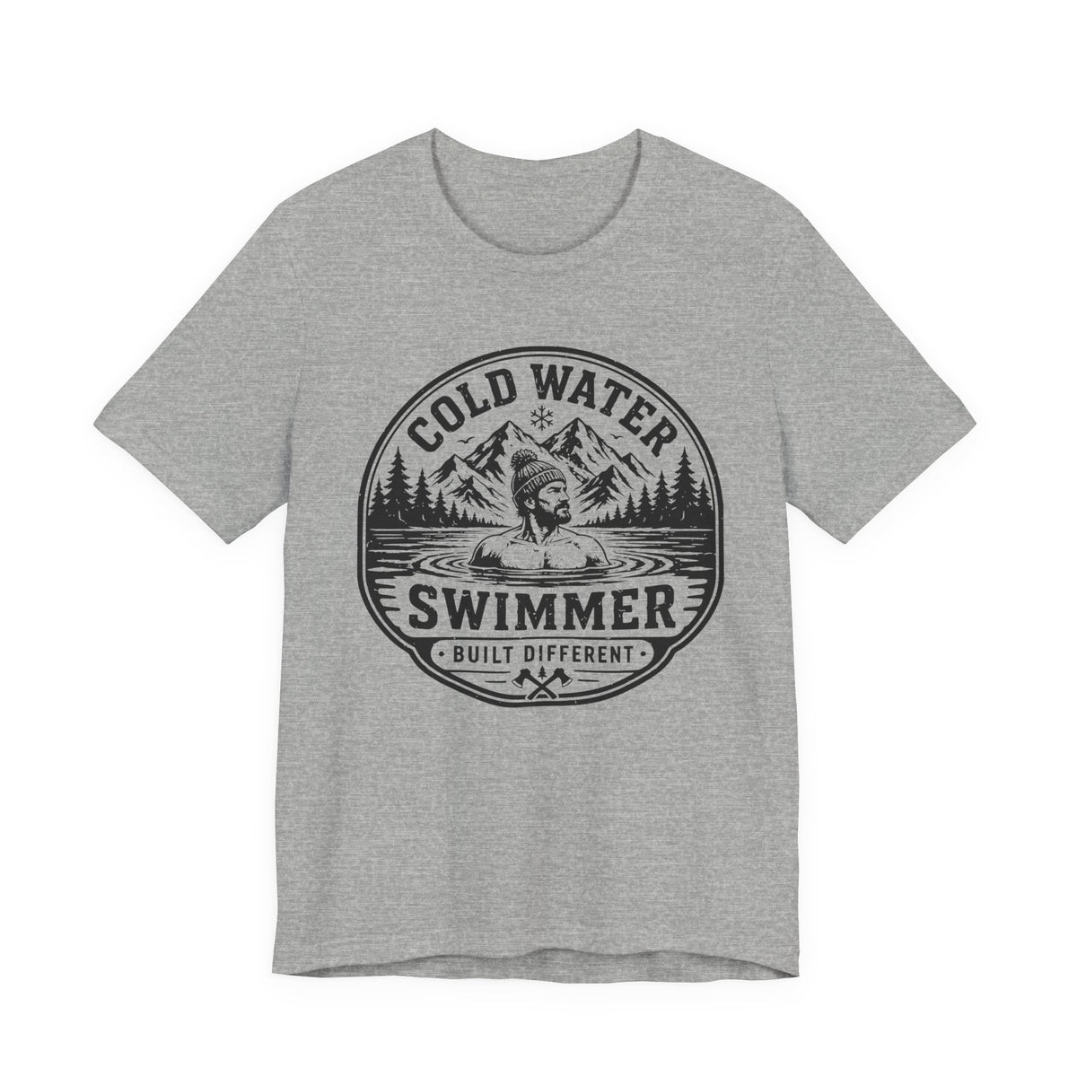 Cold Water Swimmer - Built Different T Shirt