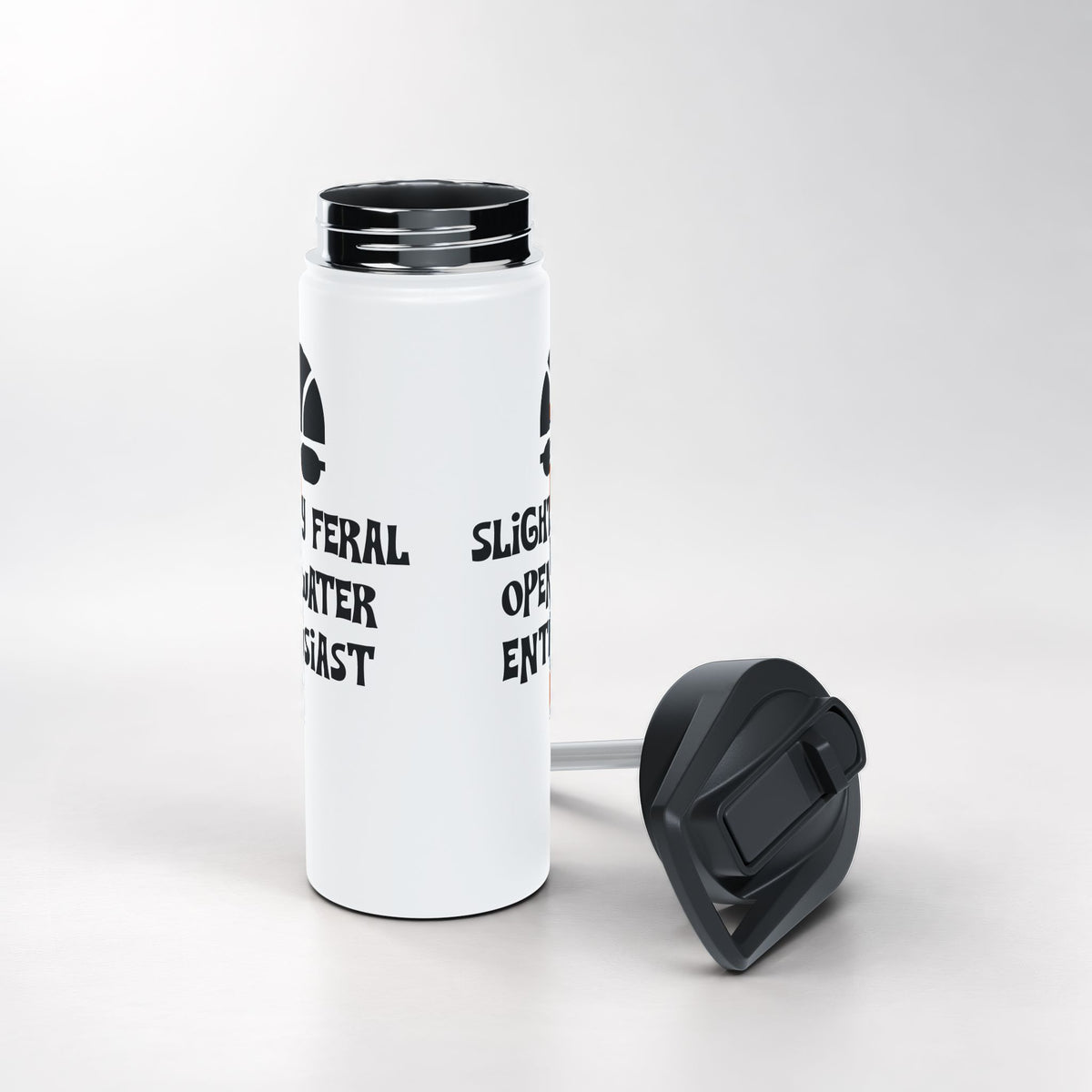 Slightly Feral Open Water Enthusiast Insulated Bottle