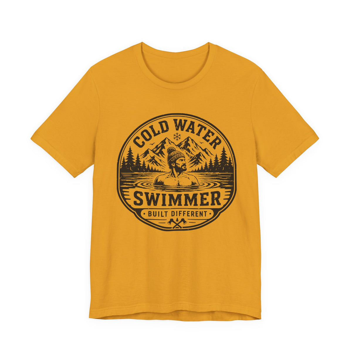 Cold Water Swimmer - Built Different T Shirt