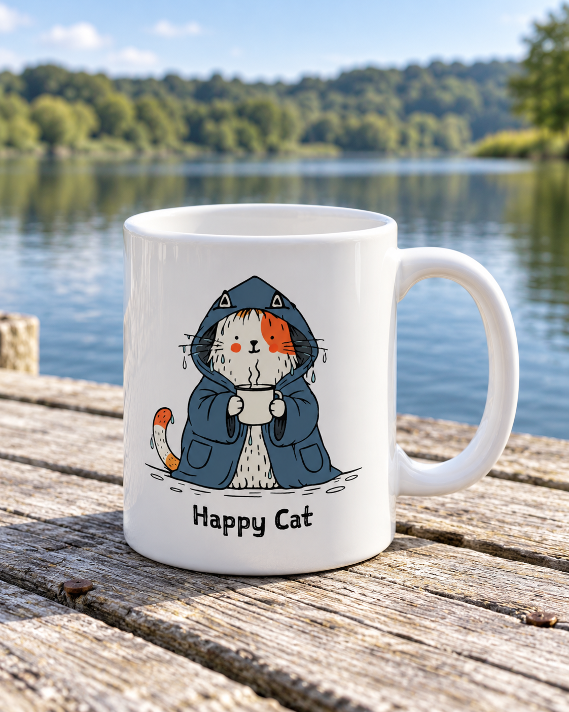 Happy Cat Wild Swim Mug
