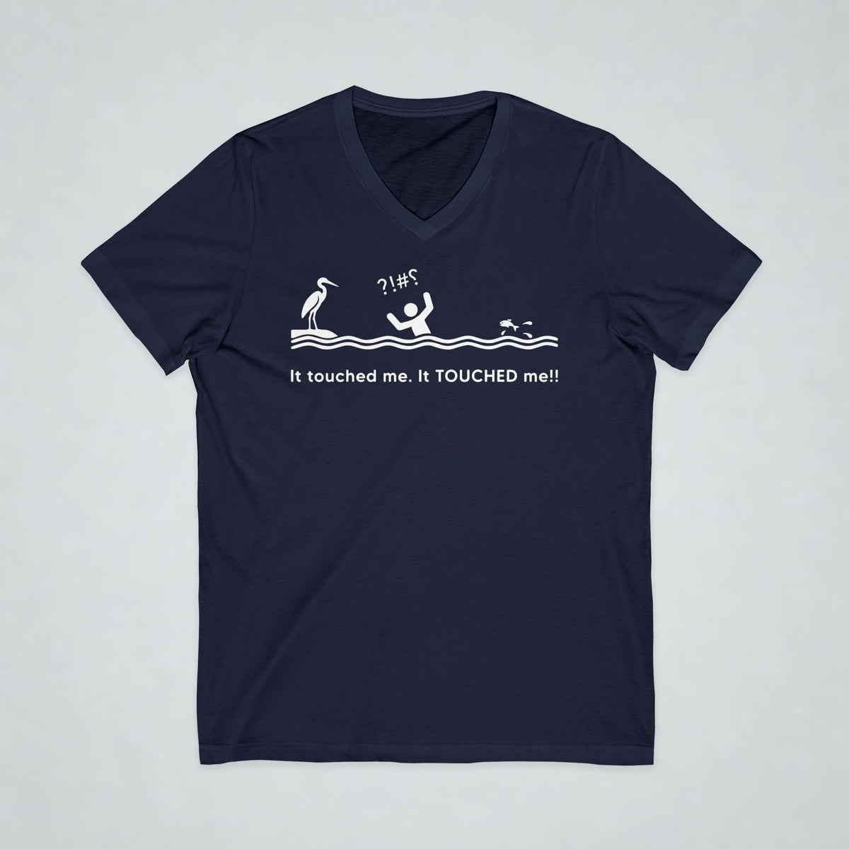 Touched Me Short Sleeve V-Neck Tee