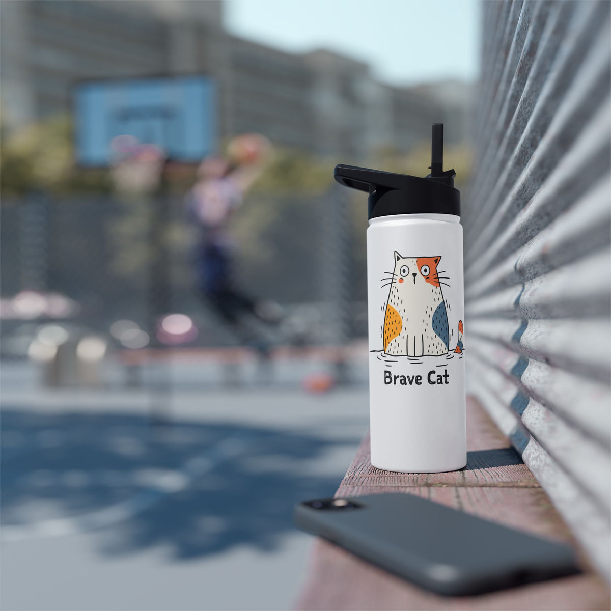 Brave Cat Wild Swim Insulated Bottle