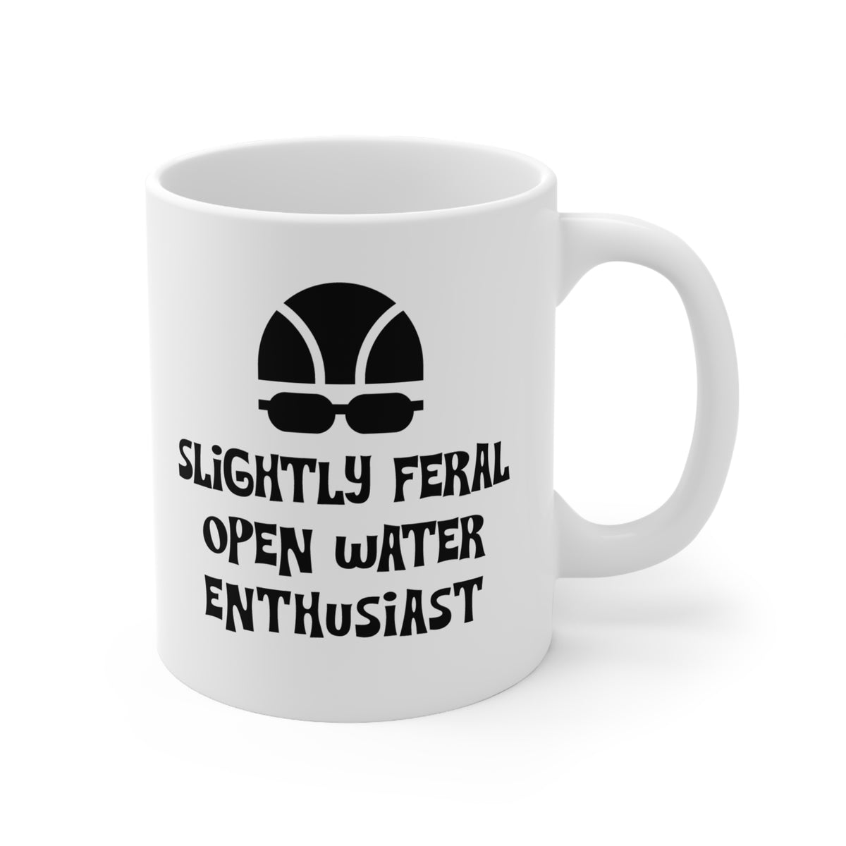 Slightly Feral Open Water Enthusiast mug