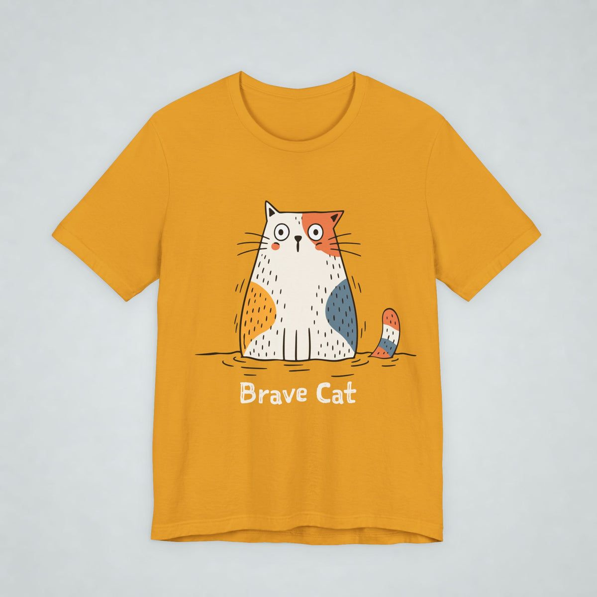 Brave Cat Wild Swim T Shirt