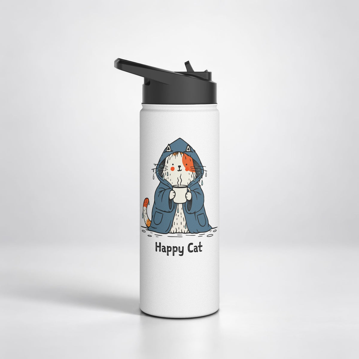 Happy Cat Wild Swim Insulated Bottle