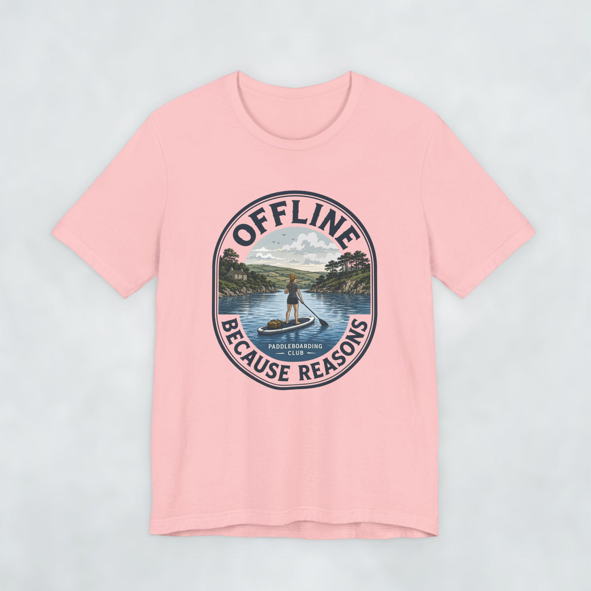 Offline Because Reasons Female Paddleboarder