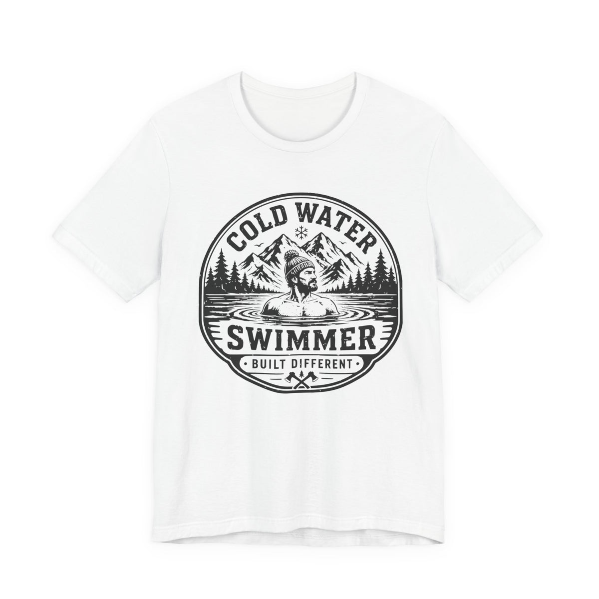 Cold Water Swimmer - Built Different T Shirt