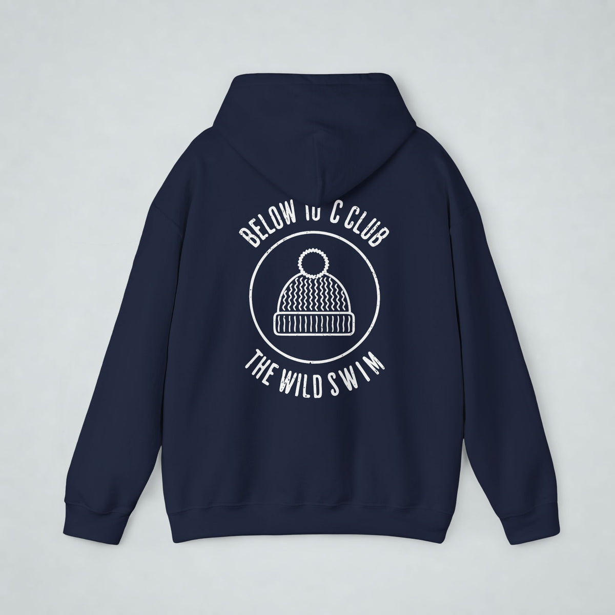below 10 C club front and back print Hoodie