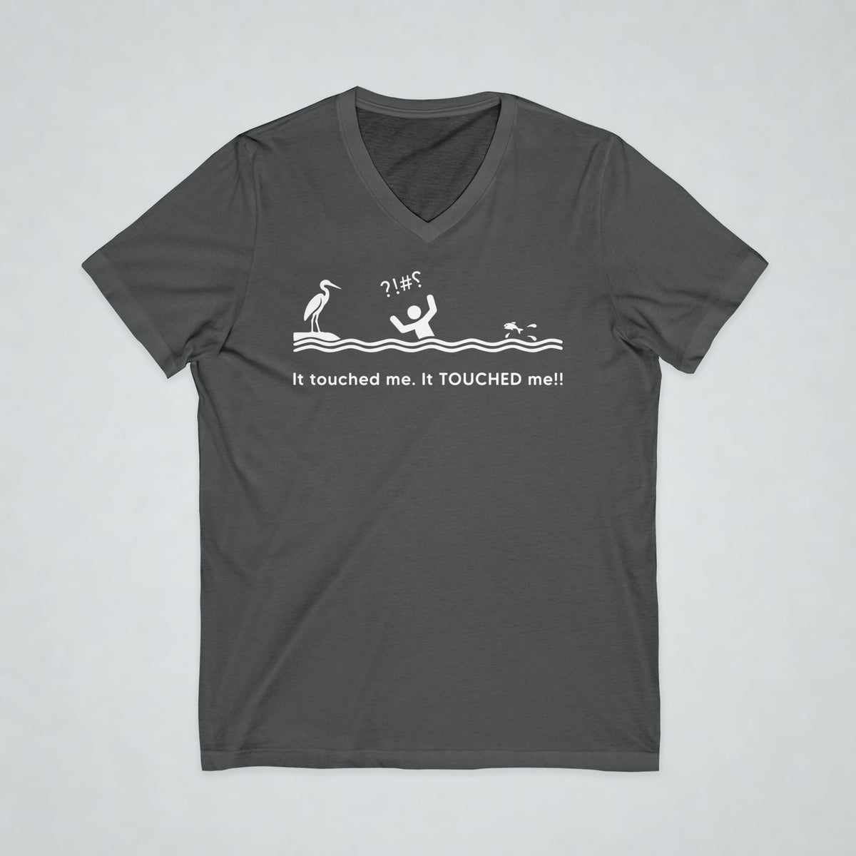 Touched Me Short Sleeve V-Neck Tee