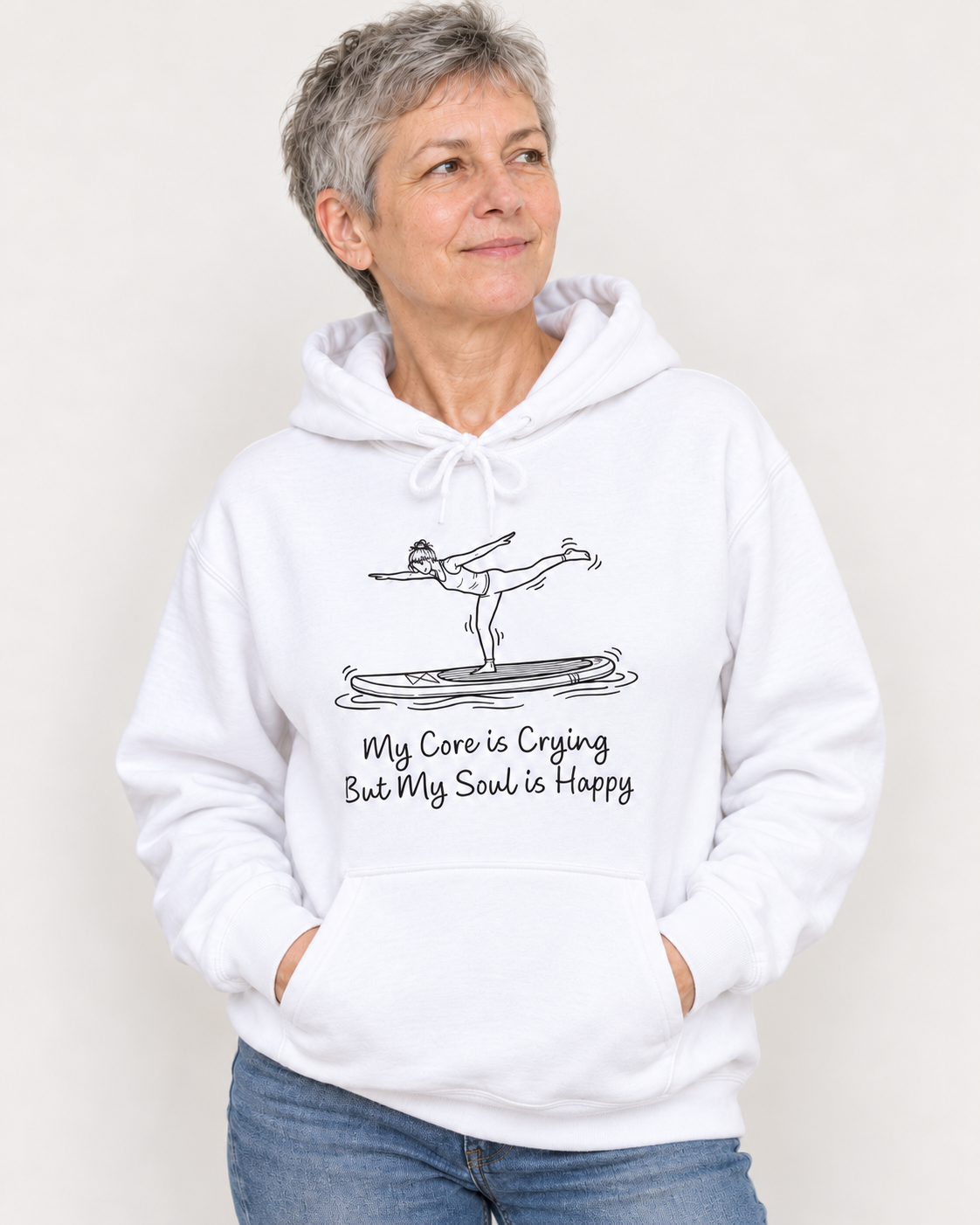 MY CORE IS CRYING BUT MY SOUL IS HAPPY Hoodie