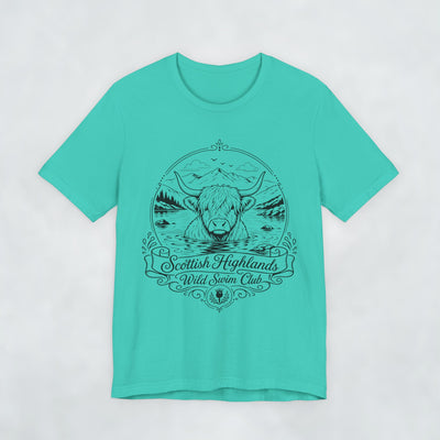 Scottish Highlands Wild Swim Club t shirt