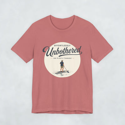 Effortlessly Unbothered Male Paddleboarder