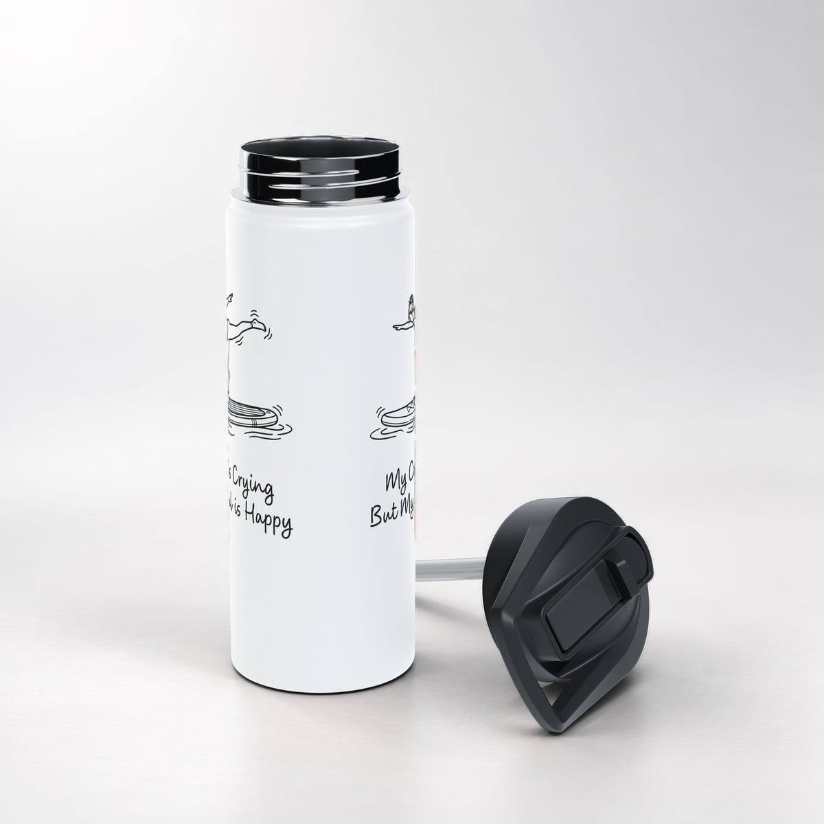 My Core is Crying But My Soul Is Happy Insulated Bottle