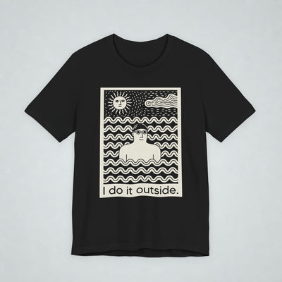 Do It Outside Male Swim T Shirt