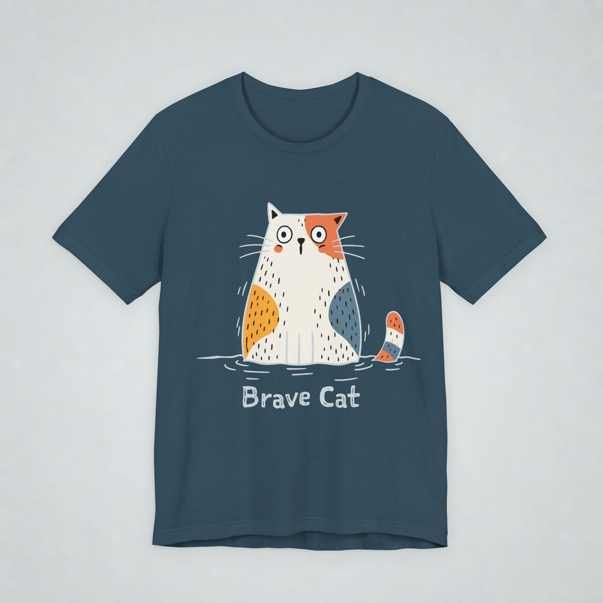 Brave Cat Wild Swim T Shirt