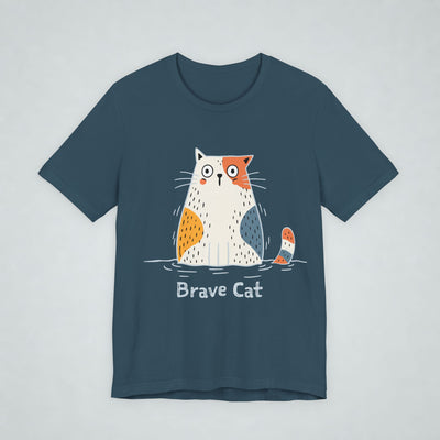 Brave Cat Wild Swim T Shirt