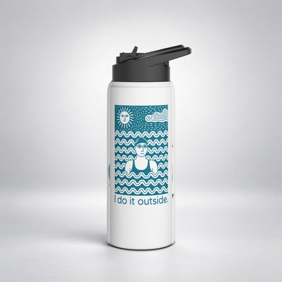 I Do It Outside - female Insulated Bottle