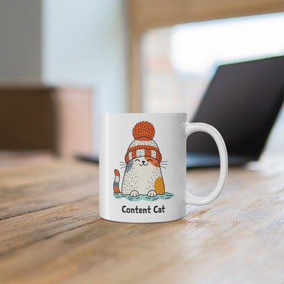 Content Cat Wild Swim Mug