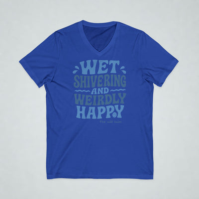 Wet Shivering and Weirdly Happy V-Neck