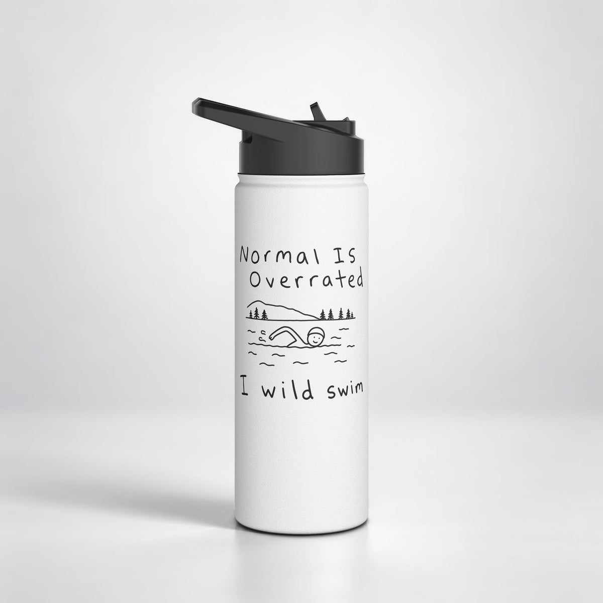 Normal Is Overrated I Wild Swim Insulated Bottle