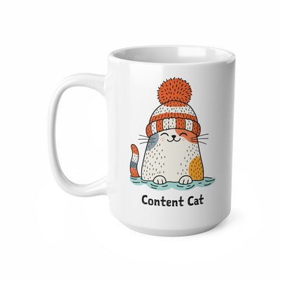Content Cat Wild Swim Mug