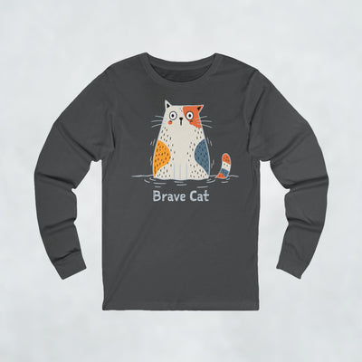 Brave Cat Wild Swim Long Sleeve Tee