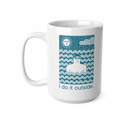 I Do It Outside -  man Mug