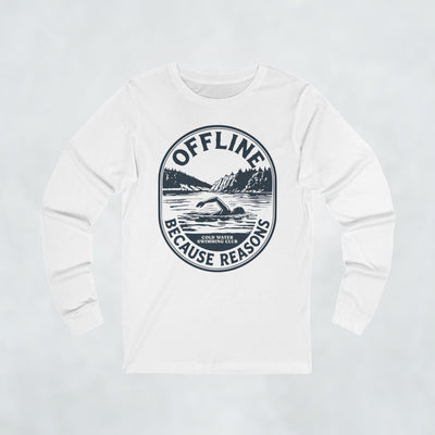 Offline Because Reasons Male Swimmer Long Sleeve T Shirt