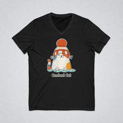 Content Cat Wild Swim V-Neck Tee