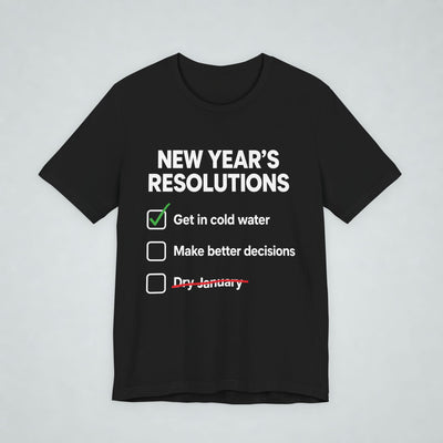 New Years Resolutions Wild Swim T Shirt