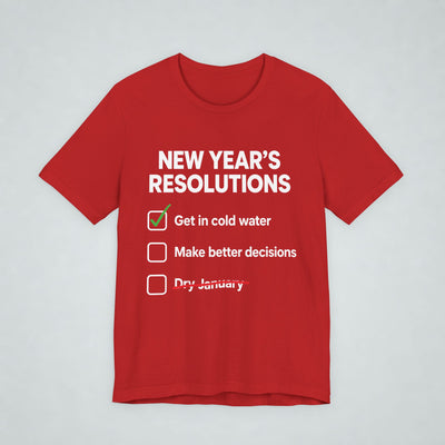 New Years Resolutions Wild Swim T Shirt