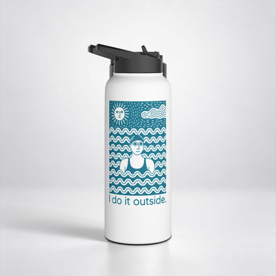 I Do It Outside - female Insulated Bottle