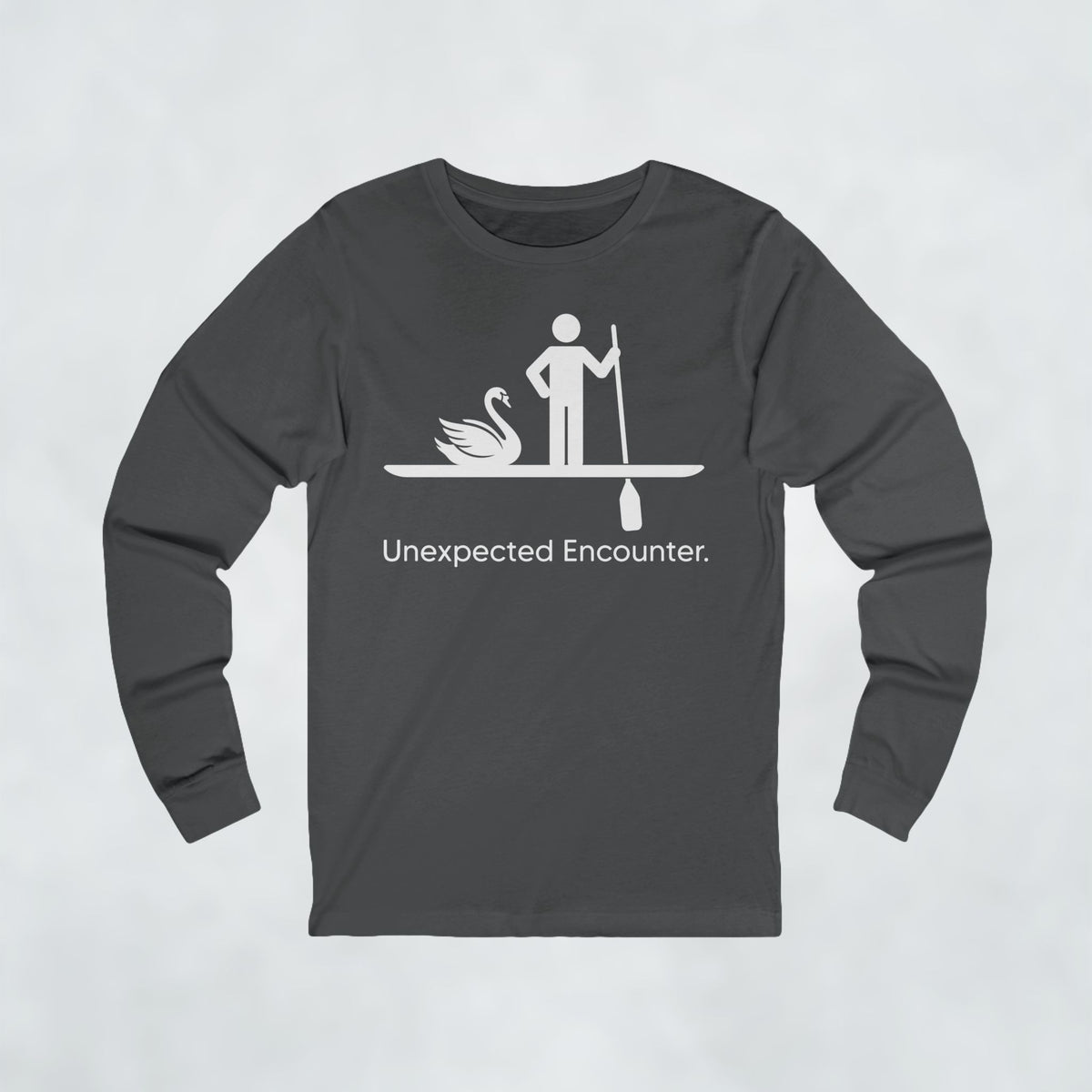 Unexpected Swan Encounter Long Sleeve T Shirt