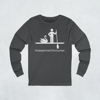 Unexpected Swan Encounter Long Sleeve T Shirt